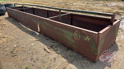 A82 24' Bottomless Feed Bunk (B)