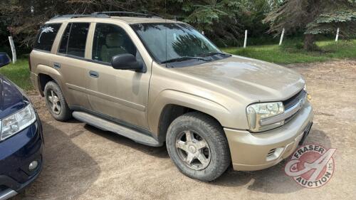 A134 2006 Chevy Trailblazer LS SUV, VIN# 1GNDT13S56, TOD, **Key**
