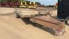 A112 24' Millenium Flat Deck Trailer, NO TOD