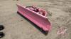 A124 8' TMG Skid Steer Mount Blade with Hydraulic Angle