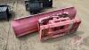A124 8' TMG Skid Steer Mount Blade with Hydraulic Angle - 4