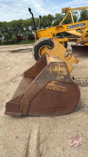 A142 66" Beales Smooth Edge Excavator Bucket