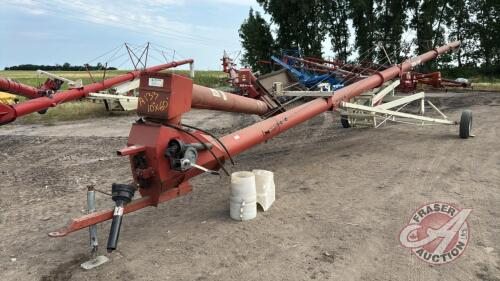 A133 Farm King 10x60 PTO Swing Hopper Auger