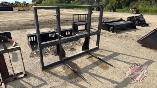 A85 Buhler/Allied Loader Mount 4-Prong Bale Fork
