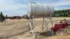 A112 500 Gallon Split Fuel Tank on Metal Stand - 6