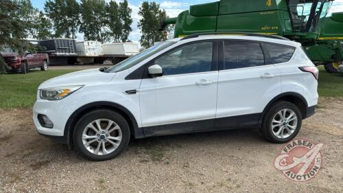 A177 2018 Ford Escape SEL Sport Utility SUV/Crossover, 205, 723 Showing, VIN# 1FMCU9HD0JUA99857, SAFTIED, TOD, OWNER: Wayne Innes , SELLER: FRASER AUCTION SERVICE LTD______________________________________*,**Keyx2**