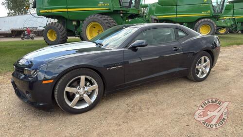 A220 2014 Chevrolet Camaro, 1,326 original showing, VIN#2G1FB1E35E9265936, TOD, OWNER: Kenneth Hunkin, SELLER: FRASER AUCTION SERVICE LTD______________________________________**Key**