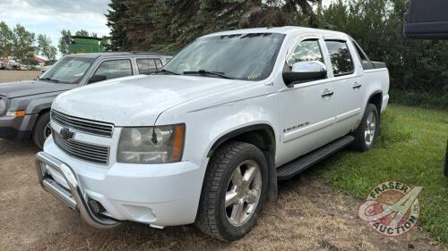 A227 2009 Chevrolet Avalanche LT, 392,865 Showing, VIN# 3GNFK12379G133470, TOD, Owner: Ryan Byers, SELLER: FRASER AUCTION SERVICE LTD______________________________________**Key**