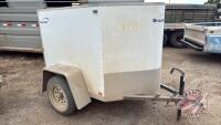 A193 2010 6' Sharp MFG V-Nose Enclosed Trailer, VIN# 1S9BE0614A1870394, TOD