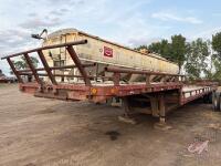 A228 1985 48' Step Deck Tandem Axle Flat Deck, VIN#2T9FD4824F1011136, TOD, Owner: Tyler Slawinski, SELLER: FRASER AUCTION SERVICE LTD______________________________________*