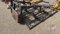 A183 Hydraulic Bale Grabber/Grapple Skid Steer Mount