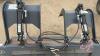 A250 6' Stout HD72FB Smooth Edge Solid Bottom Open End Bucket with Double Grapple Skid Steer Mount - 5