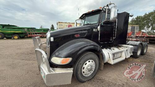 A102 2011 Peterbilt 386 Day Cab Tandem Axle Highway Truck, VIN#1XPHD49X3BD127608, TOD, Owner: Coyote Cattle Company Inc. Seller: Fraser Auction Service LTD. ________________________________,* **Key**