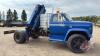A249 1985 GMC 7000 Single Axle Truck with 2002 Atlas-Kran 1402 A4 Crane, VIN# 1GDL7D1B3FV513525, NO TOD, **Key** - 4