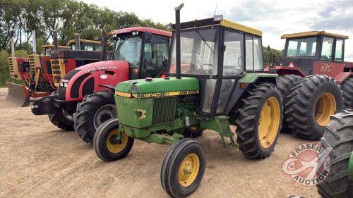 A173 John Deere 2140 2 Wheel Drive Tractor, S/N 385695, **Key**