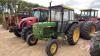 A173 John Deere 2140 2 Wheel Drive Tractor, S/N 385695, **Key**