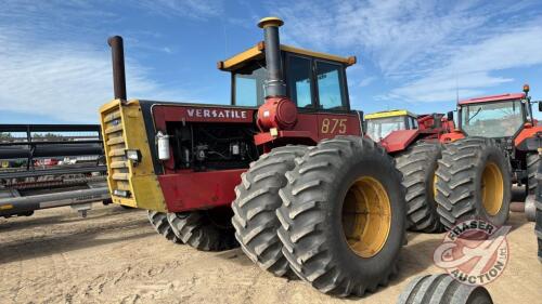 A184 Versatile 875 4 Wheel Drive Tractor, S/N- 052752, **Key**