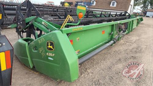 A113 35' John Deere 635F Hydraflex Header, S/N 741106, **Manual**