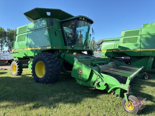 A169 John Deere 9600 Combine, S/N 650875, **Key**