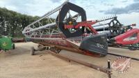 A186 30' Case IH 1010 Rigid Header on Transport, S/N JJC0126229