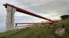A162 Farm King 10" x 50' PTO Swing Hopper Auger, S/N 9100742 - 9