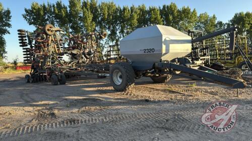 A184 45' Flexi-Coil 5000 Air Drill with 2320 Pull Between Air Cart, Drill S/N U084438, Cart S/N U084026, **Monitor in shed**
