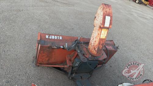 A156 63" Kubota B/L 2563 Front Mount Snowblower