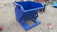 A197 39" Fork Mount Dumpster Box