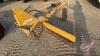 A193 7' King Kutter 3pt Blade with Manual Angle and Trailing Wheel - 3