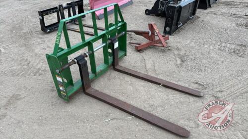 A184 Frontier 48" Pallet Forks, S/N 0002727