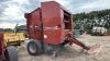 A210 Massey Ferguson Hesston Series 2756A Round Baler, S/N HT25134, **Monitor in Shed** - 3