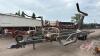 A241 Inland Hayliner Double Arm Round Bale Picker, S/N 1059, **Cab controls in shed** - 2