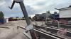 A241 Inland Hayliner Double Arm Round Bale Picker, S/N 1059, **Cab controls in shed** - 10