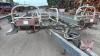 A241 Inland Hayliner Double Arm Round Bale Picker, S/N 1059, **Cab controls in shed** - 15