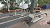 A241 Inland Hayliner Double Arm Round Bale Picker, S/N 1059, **Cab controls in shed** - 18