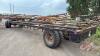 A243 36' Single Axle Single Drop Bale Wagon, NO TOD - 9
