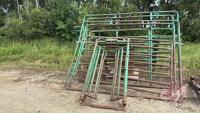 A183 10' x 10' Morrand Maternity Pen with Auto Catch Headgate (Green)