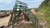 A183 10' x 10' Morrand Maternity Pen with Auto Catch Headgate (Green) - 4