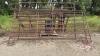 A183 10' x 12' Maternity Pen with Auto Catch Headgate (Brown/Black) - 2