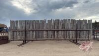 A239 33' Freestanding Wind Break Panels (A)