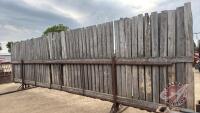 A239 33' Freestanding Wind Break Panels (B)