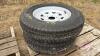 A193 ST 205/75 D15 Tire on 5-Bolt Rim - 3