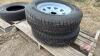 A193 ST 205/75 D15 Tire on 5-Bolt Rim - 2
