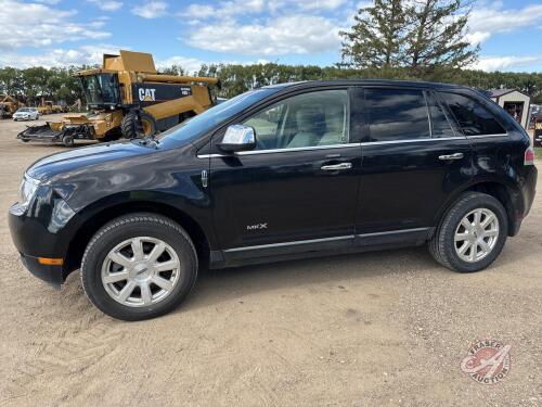 A248 2010 Lincoln MKX Sport, 301, 620 Showing, VIN# 2LMDJ8JC0ABJ31399, TOD, Owner: Eric Gudnason, Seller: FRASER AUCTION SERVICE LTD______________________________________*, **Key x2**
