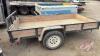 A193 10&rsquo;x5&rsquo; Single Axle Flat Deck Utility Trailer, TOD, Owner: Barbara Dyck, SELLER: FRASER AUCTION SERVICE LTD______________________________________* - 8
