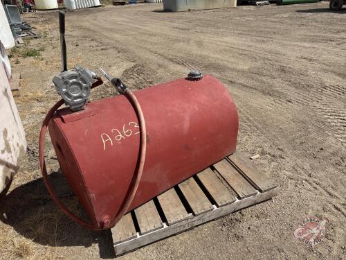 A263 Westeel Rosco Skid Tank with Hand Pump