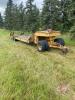 Schertzer tandem axle equipment trailer with steering dolly (yellow) NO TOD