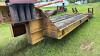 Schertzer tandem axle equipment trailer with steering dolly (yellow) NO TOD - 10