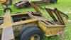 Schertzer tandem axle equipment trailer with steering dolly (yellow) NO TOD - 17