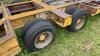 Schertzer tandem axle equipment trailer with steering dolly (yellow) NO TOD - 20